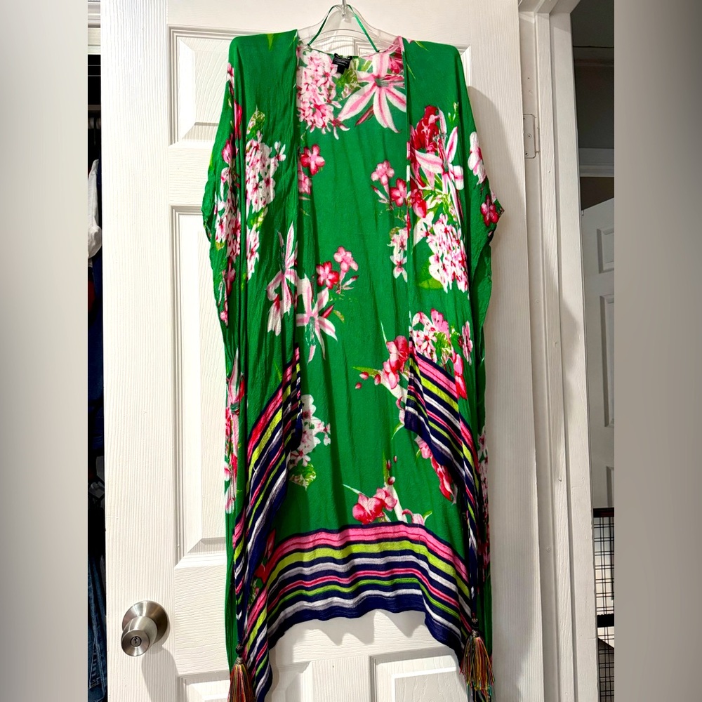 Floral Green Kimono / FABULOUS for Summer 👙🌞😎